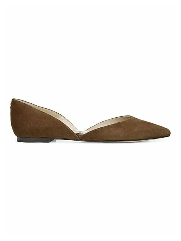 Rodney Suede d'Orsay Flats