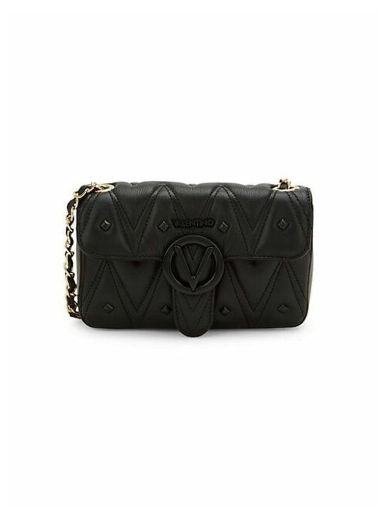 Poisson Studded & Quilted Leather Crossbody Bag