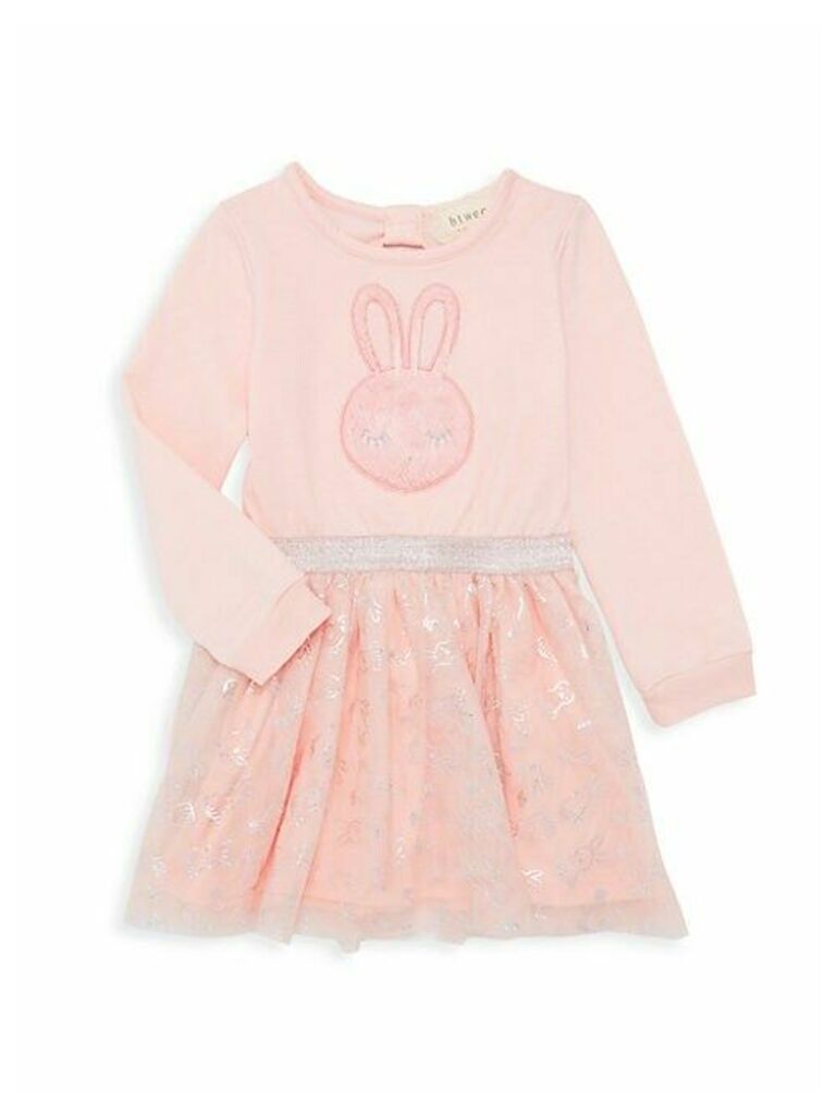 Little Girl's Faux Fur Bunny Dress