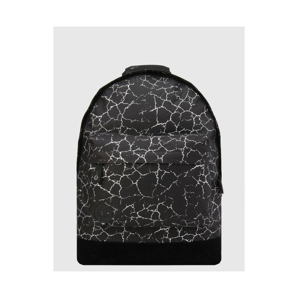 Mi-Pac Cracked Backpack - Black/Silver (One Size Only)