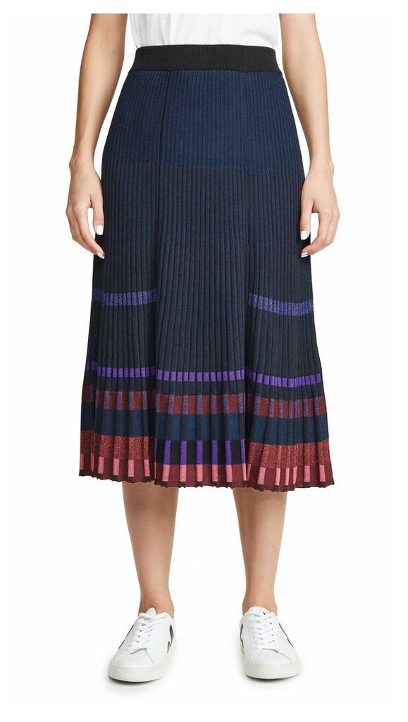 KENZO Pleated Midi Skirt