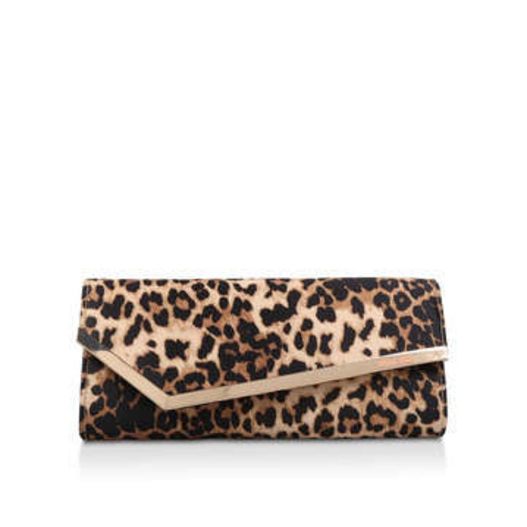 Miss KG Hannah - Leopard Print Clutch Bag