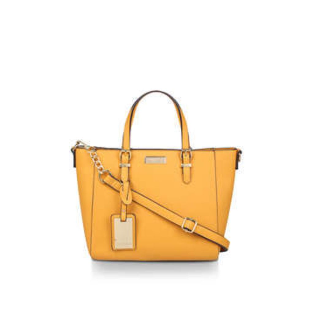 Fan Winged Tote - Mustard Yellow Tote Bag