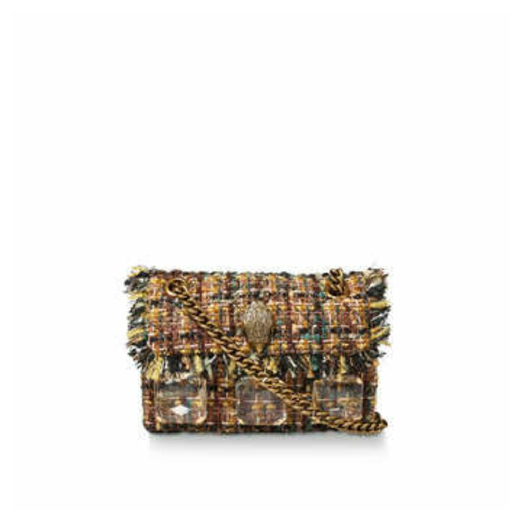 Mini Tweed Kensington - Embellished Tweed Mini Shoulder Bag