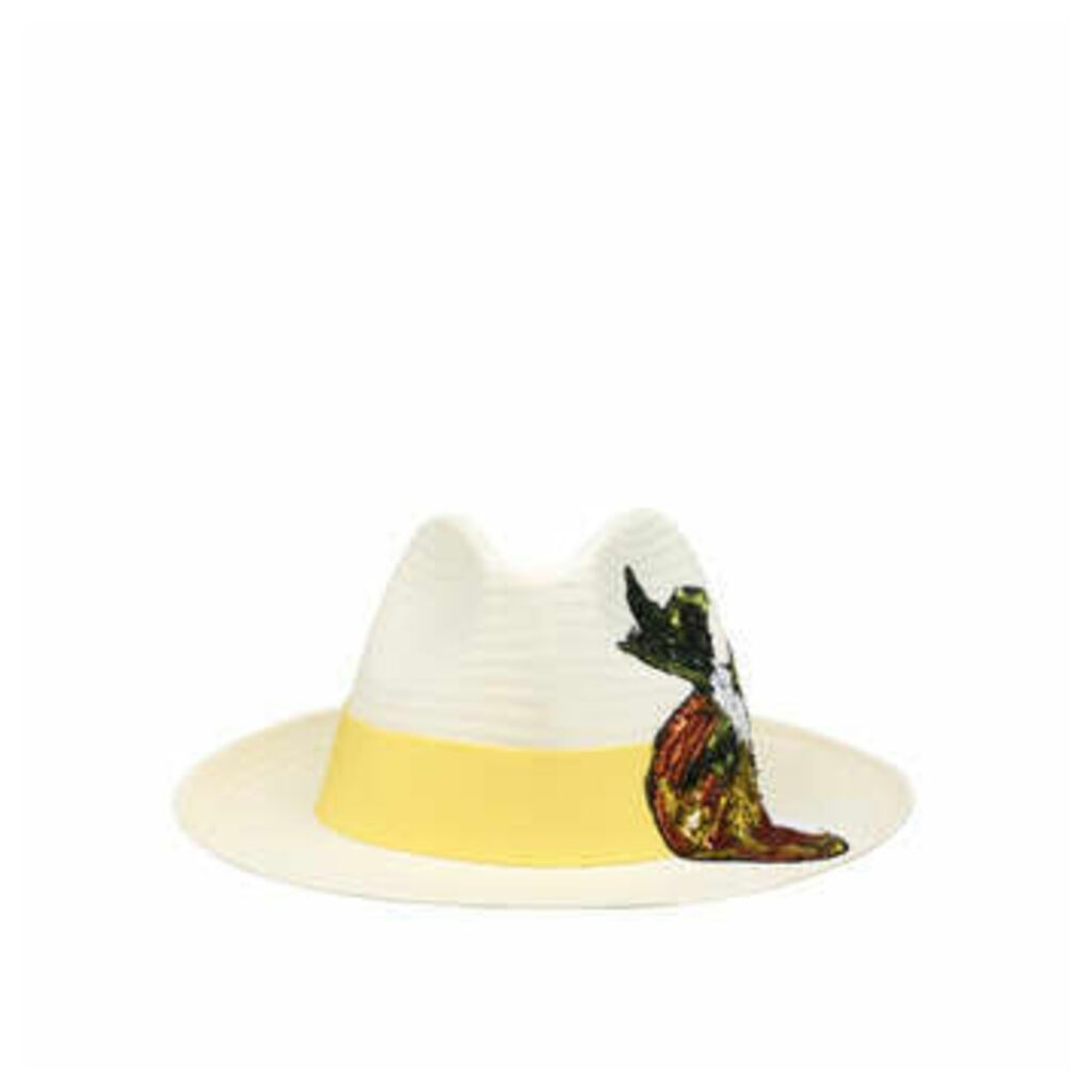 Kurt Geiger London Panama Hat - White Panama Hat