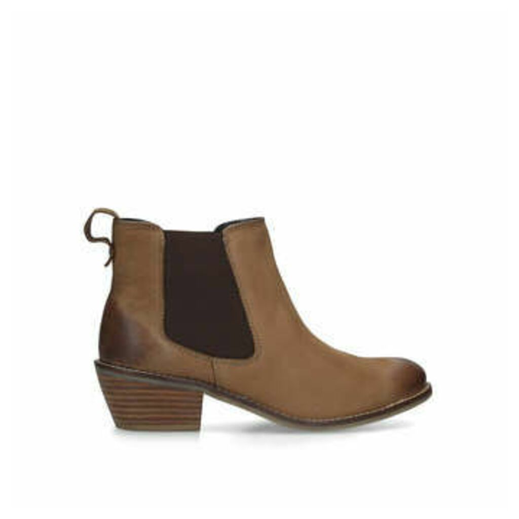 Rink - Tan Leather Ankle Boots