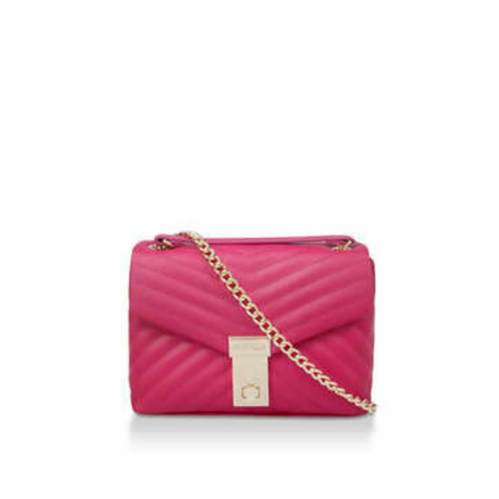 Celina Quilt Cross Body - Pink Quilted Cross Body Bag