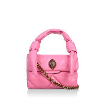 Mini Kensington Bag Handle - Pink Quilted Leather Mini Bag