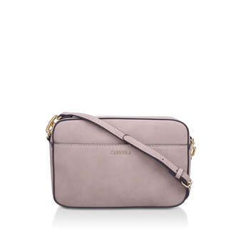 Cammie Cross Body - Taupe Suedette Cross Body Bag