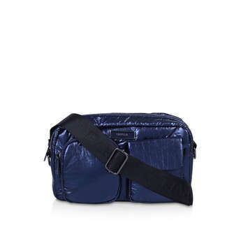 Lush Nylon Cross Body - Blue Nylon Cross Body Bag