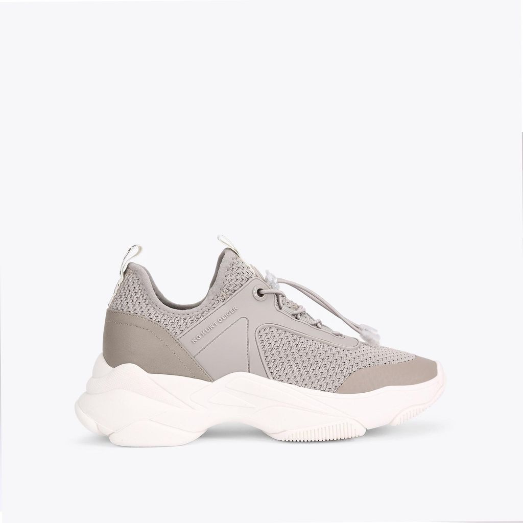 Women's Trainers Taupe Knitted Leighton