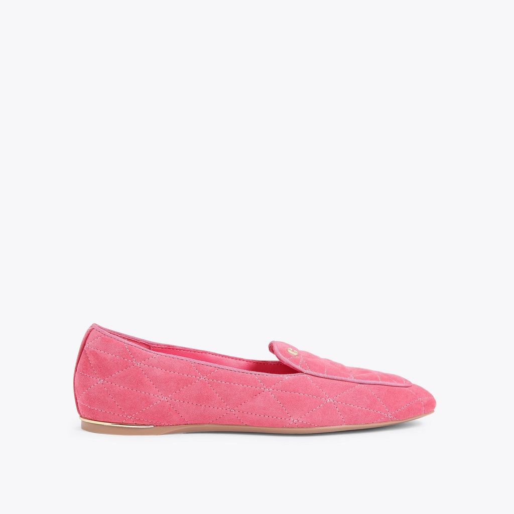Women's Flats Pink Suede Loyal