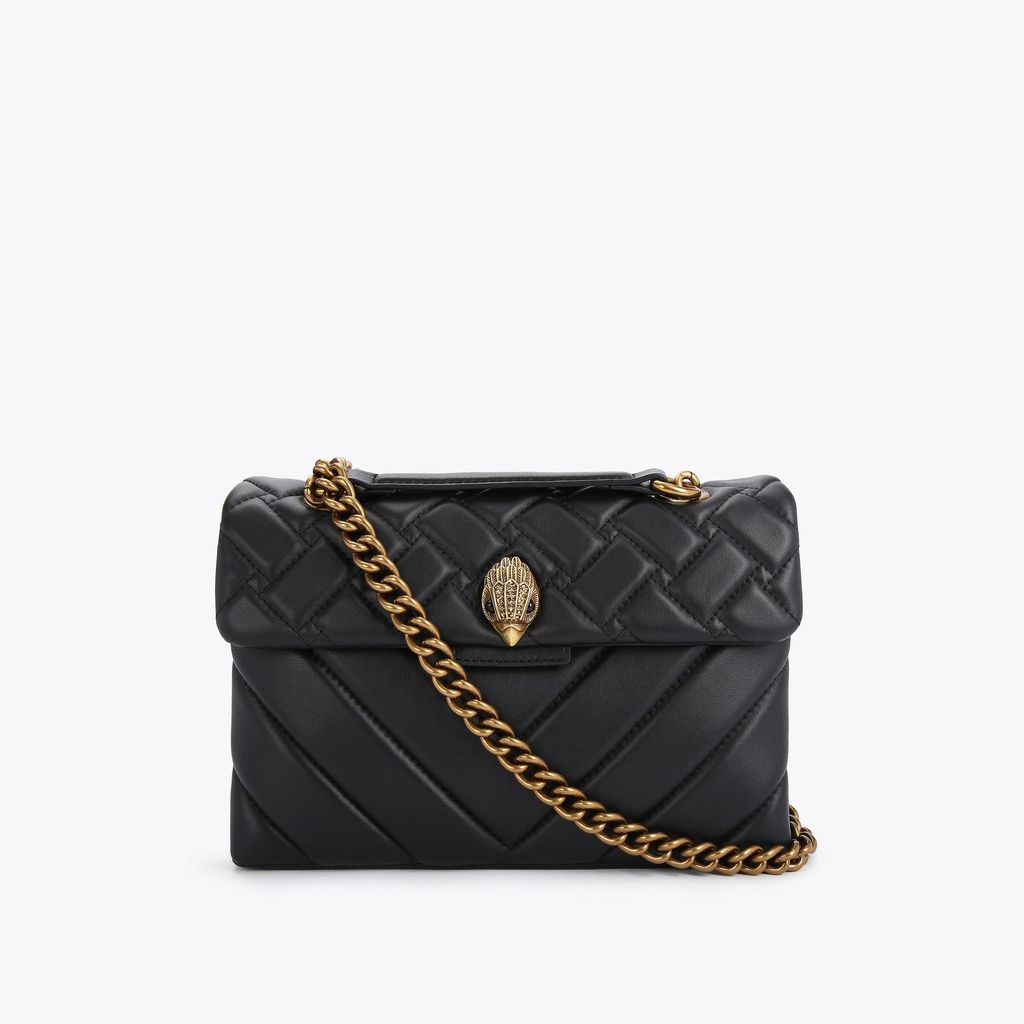 Leather Kensington - Black Quilted Leather Kensington Bag