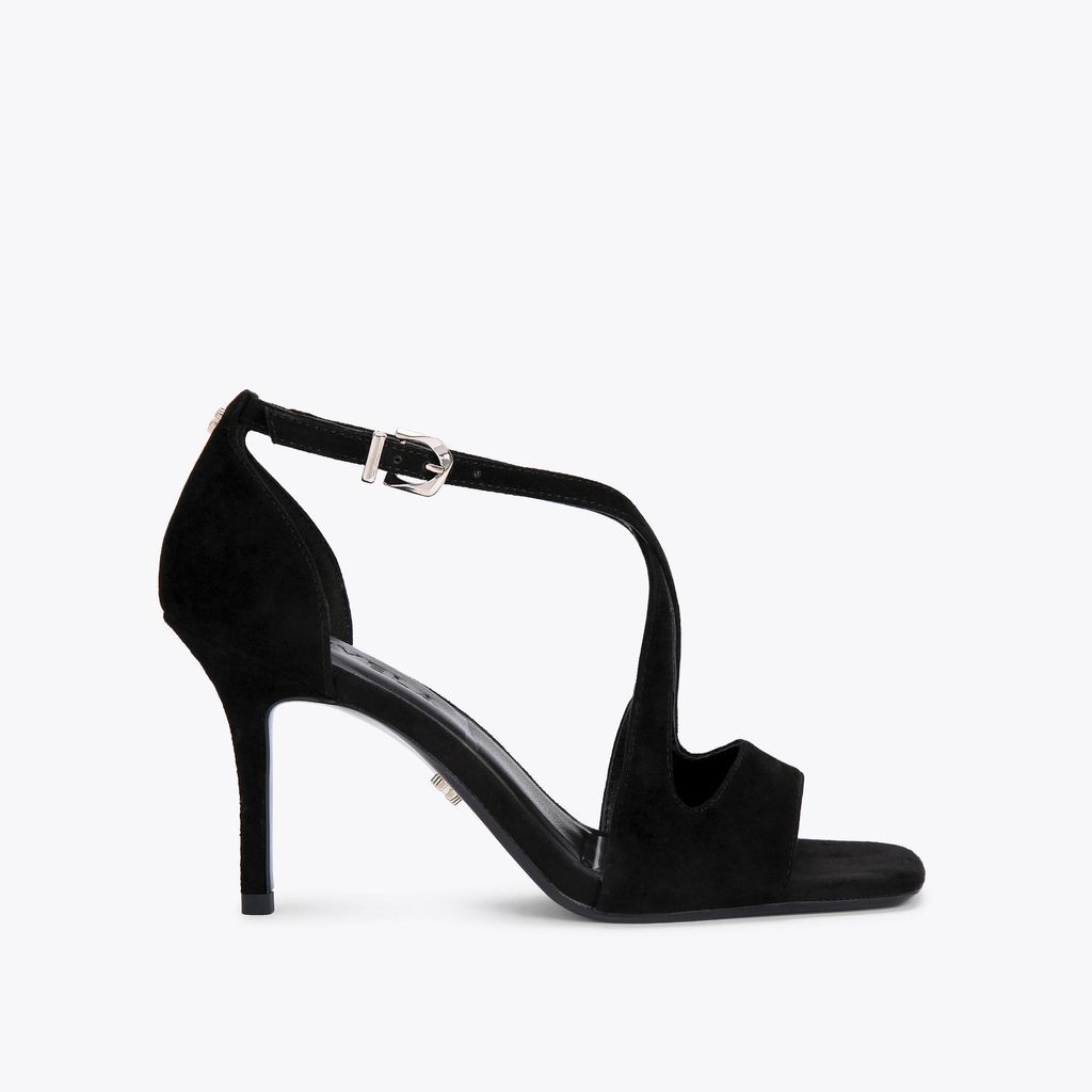 Women's Heels Black Suede Leather Occasion Symmetry
