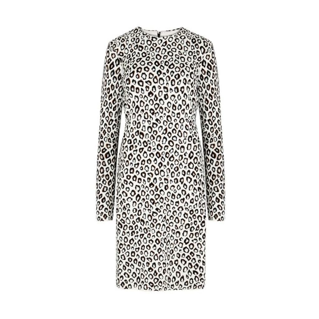 Givenchy Leopard-intarsia Knitted Dress
