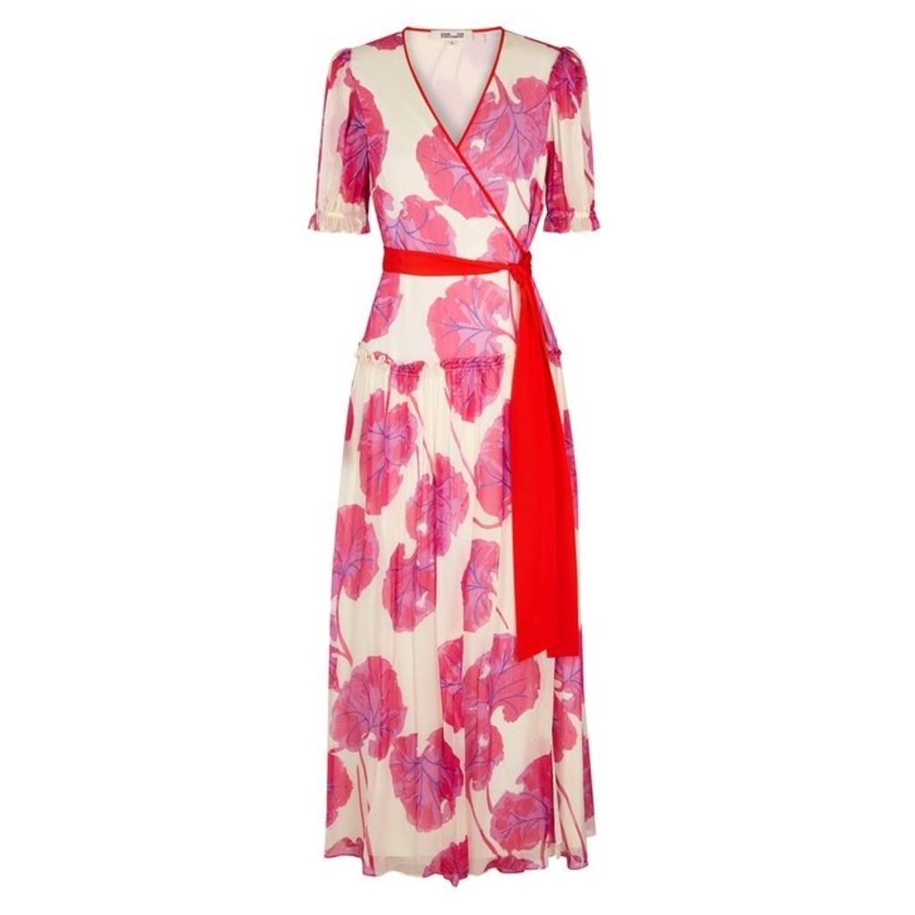 Diane Von Furstenberg Breeze Floral-print Silk Maxi Dress