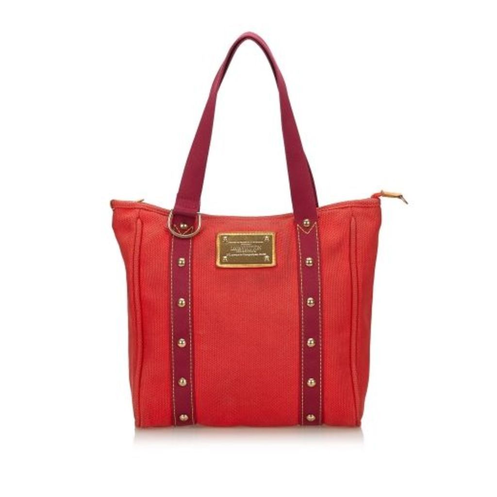 Louis Vuitton Red Tote Bag
