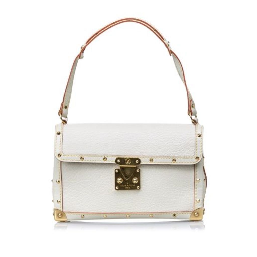 Louis Vuitton White Suhali Laimable Bag