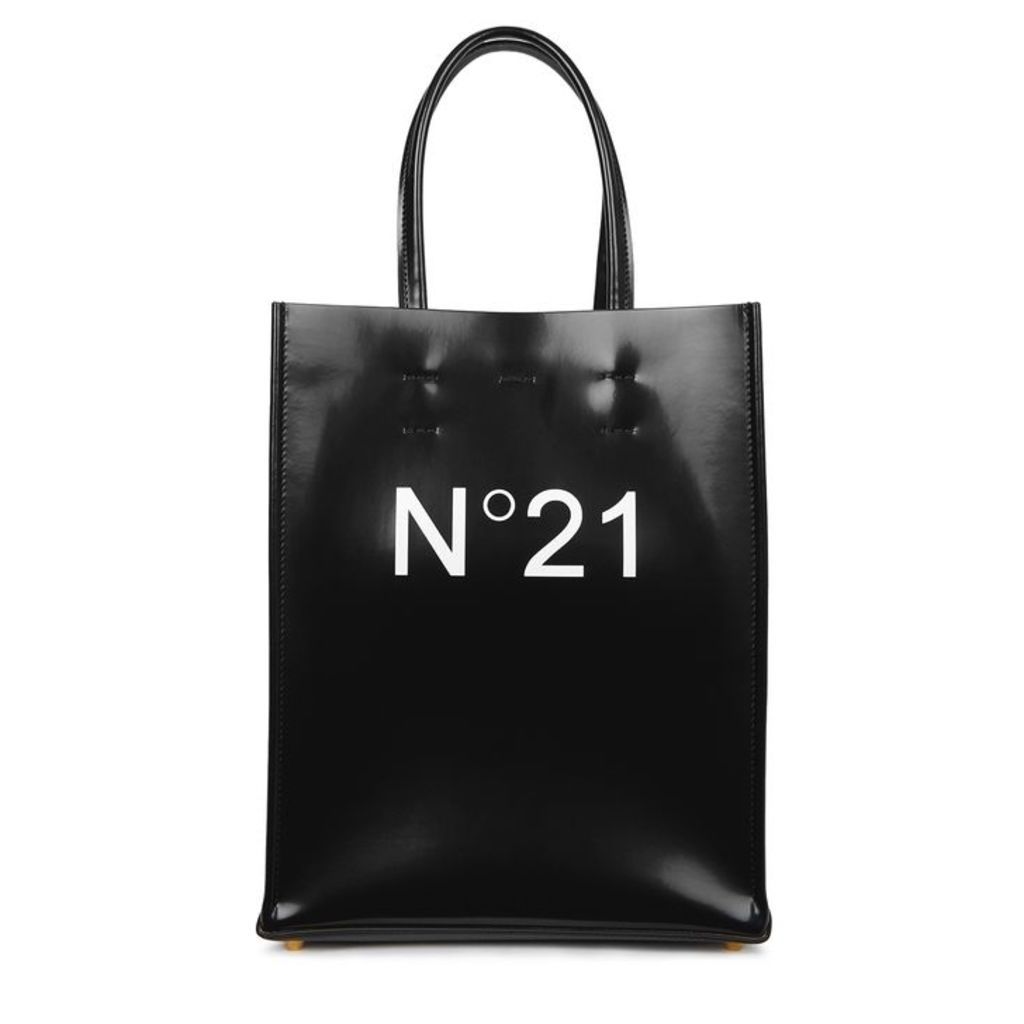No.21 Sacchetto Black Leather Tote Bag