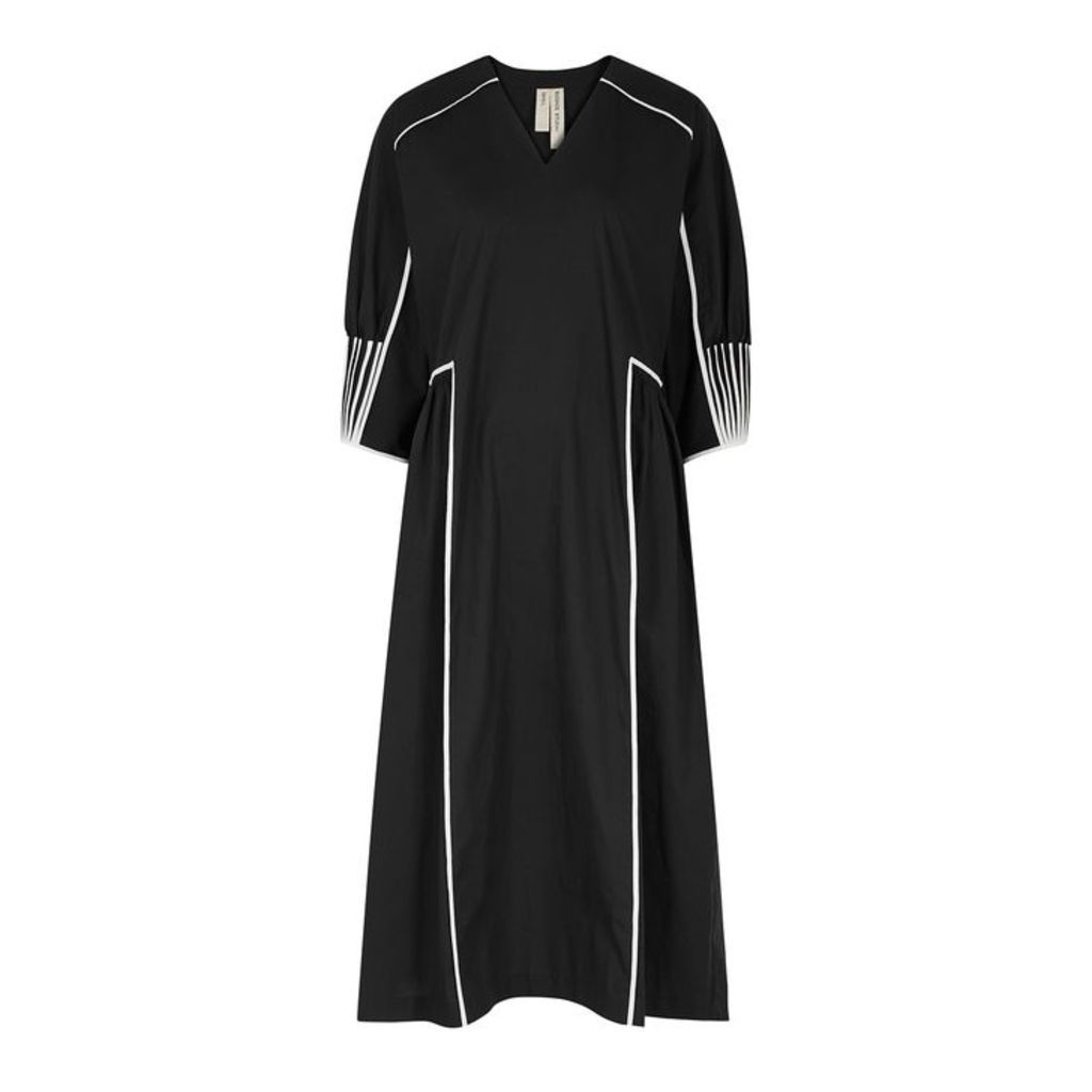 Bodice Black Cotton Dress