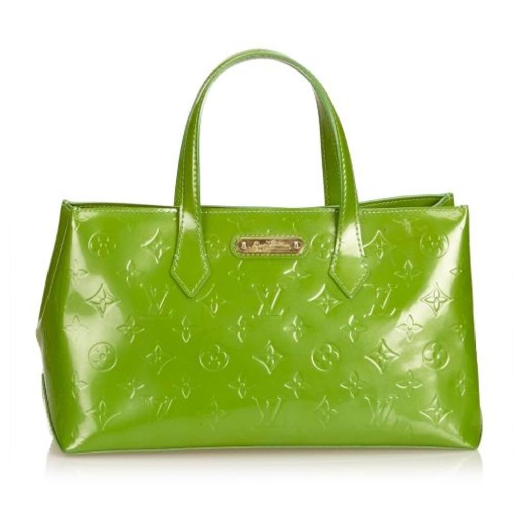 Louis Vuitton Green Vernis Wilshire Pm