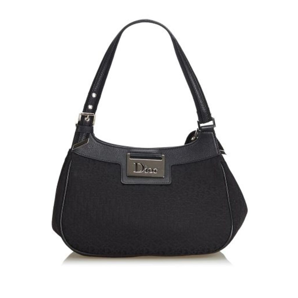 Dior Black Oblique Jacquard Shoulder Bag