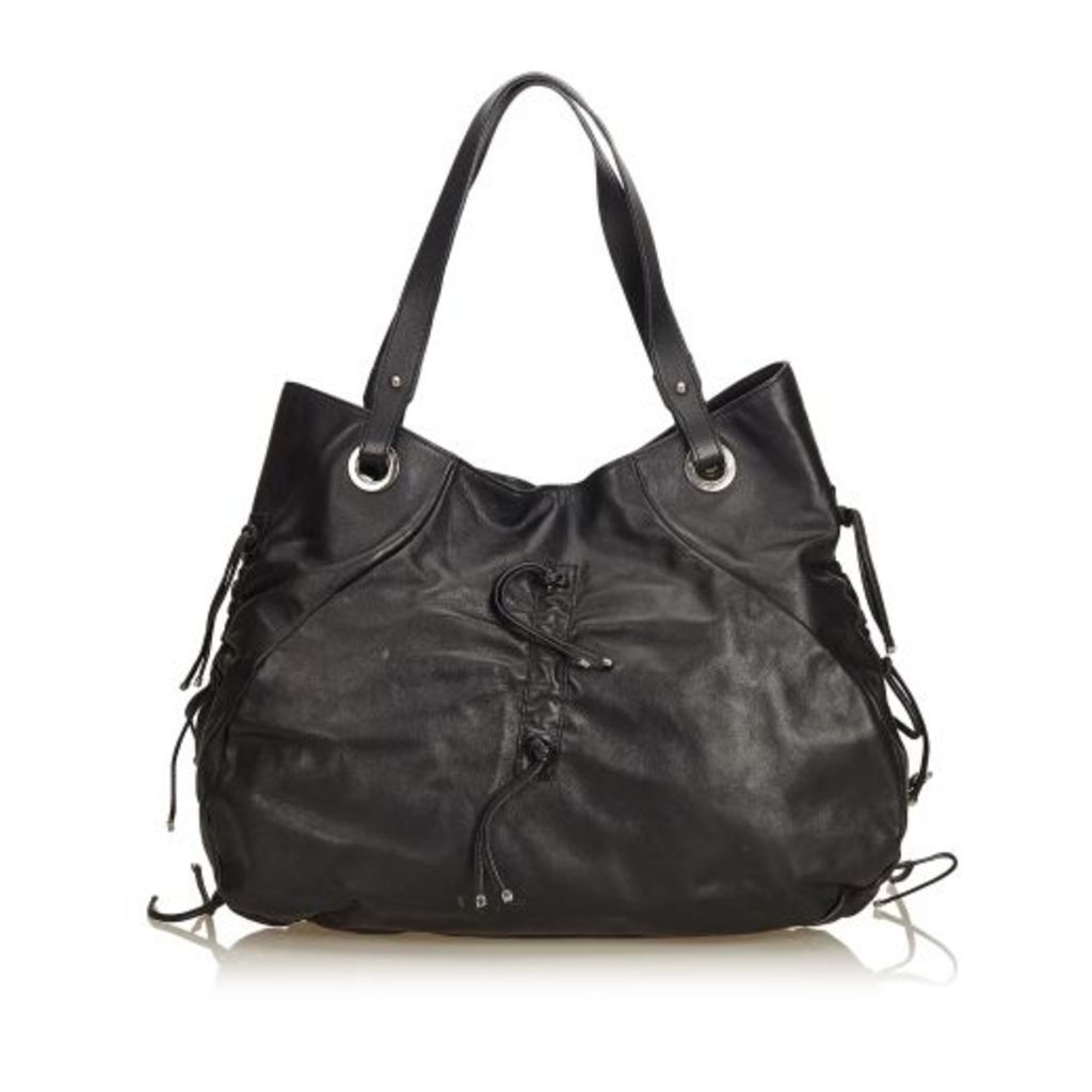 Dolce & Gabbana Black Leather Tote Bag