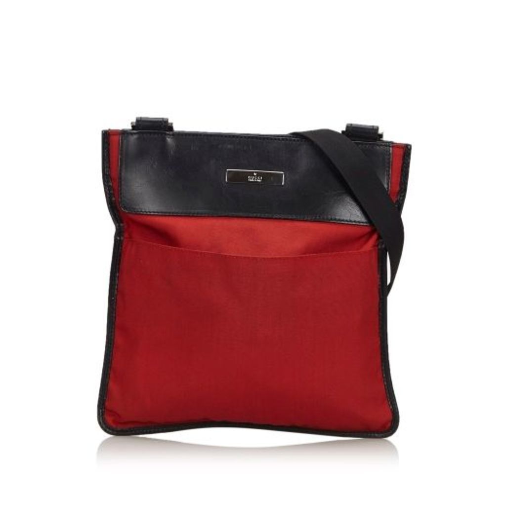 Gucci Red Nylon Crossbody Bag