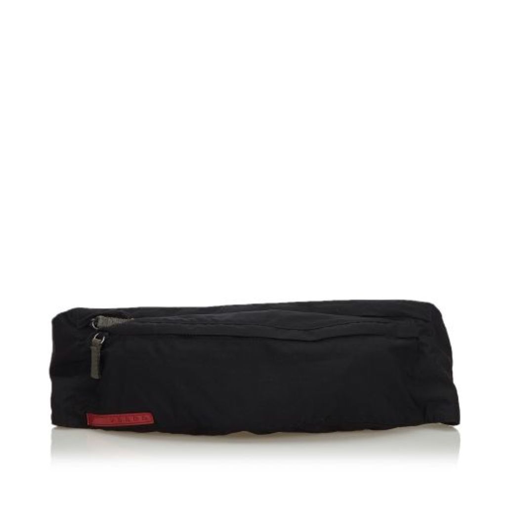 Prada Black Sports Nylon Belt Bag