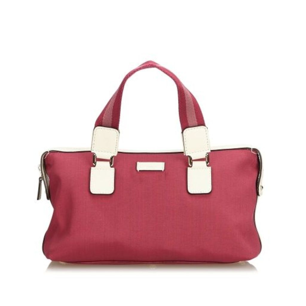 Gucci Pink Nylon Handbag