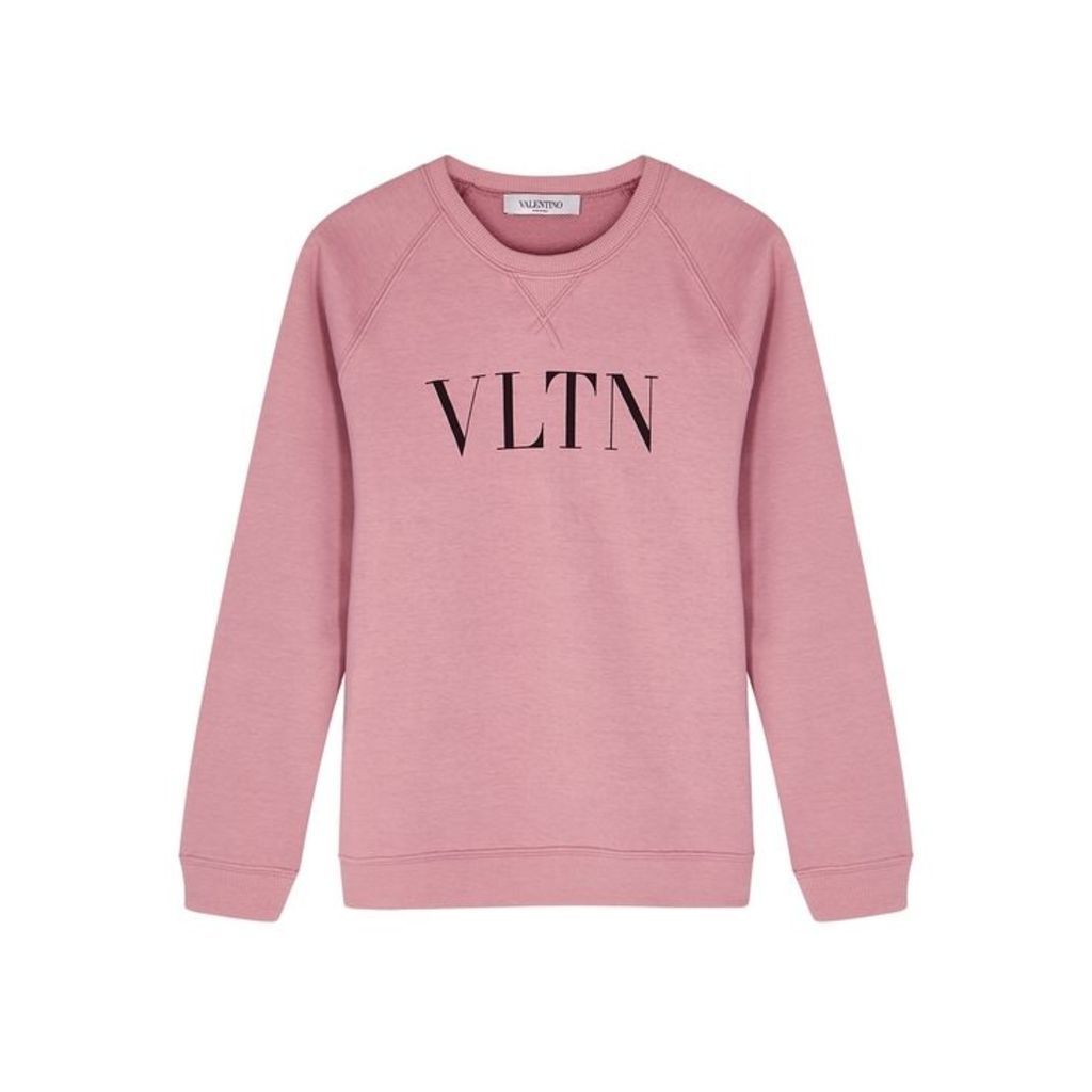 Valentino VLTN-print Stretch-cotton Sweatshirt