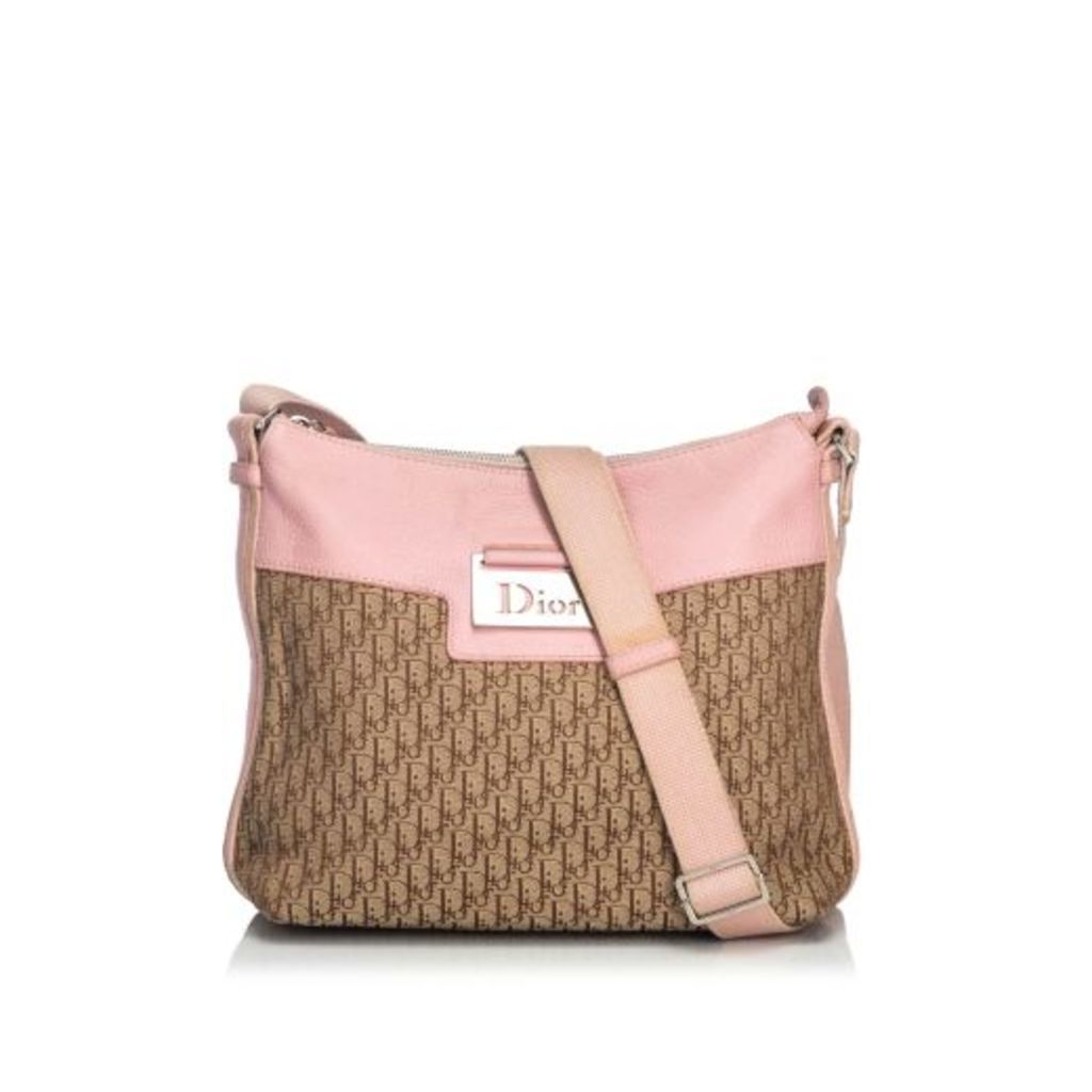Dior Brown Oblique Canvas Crossbody Bag
