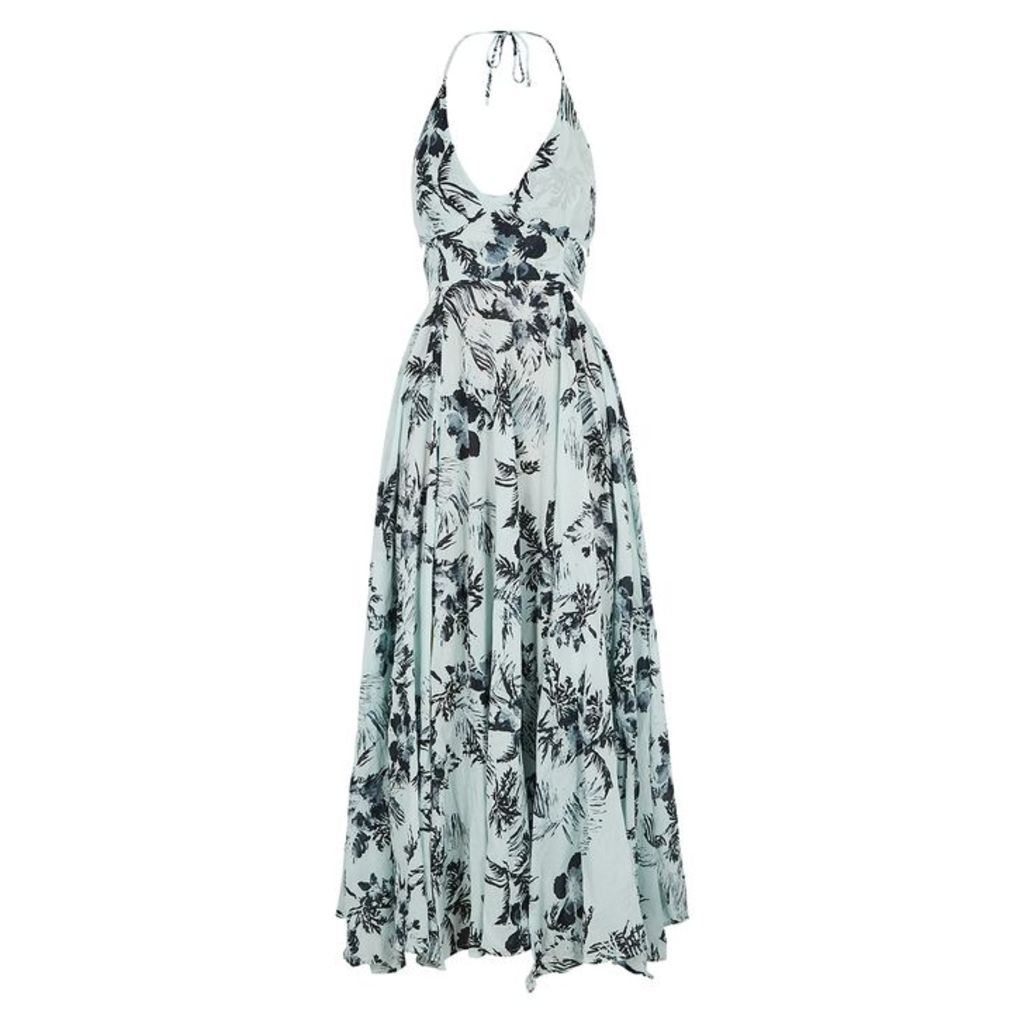 Free People Lille Printed Cotton Maxi Dress