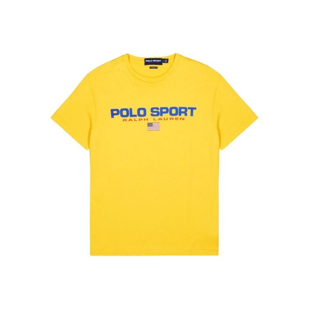 Polo Ralph Lauren Yellow Logo-print Cotton T-shirt
