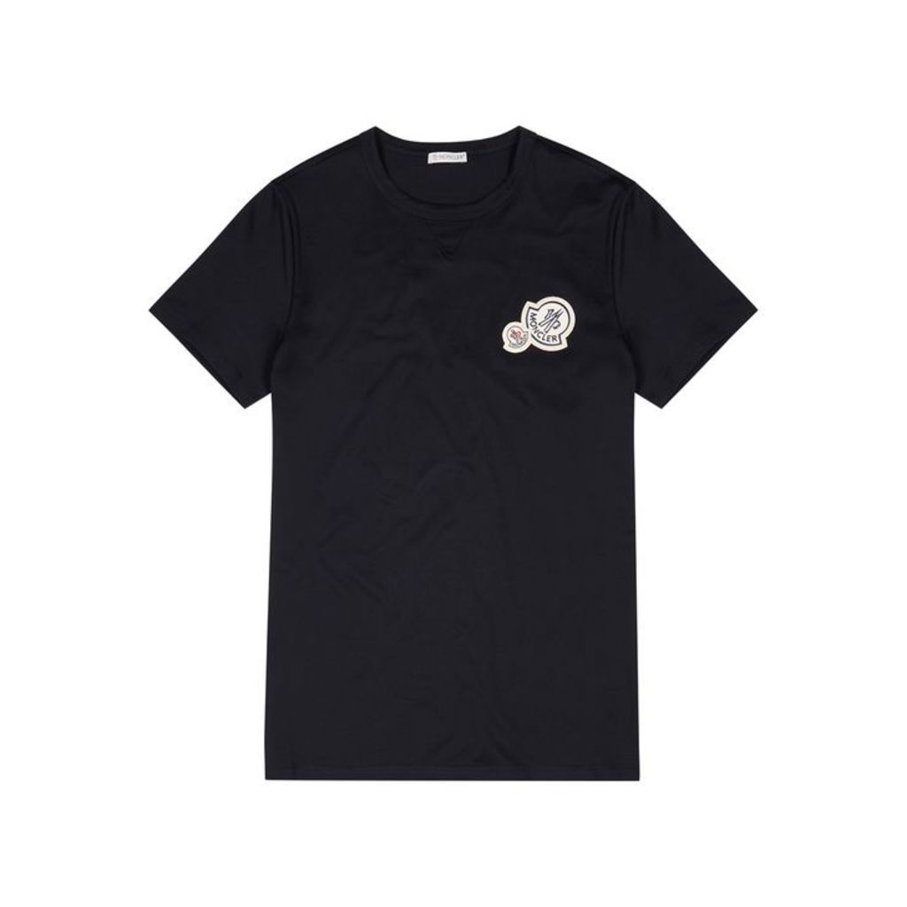 Moncler Navy Cotton-jersey T-shirt