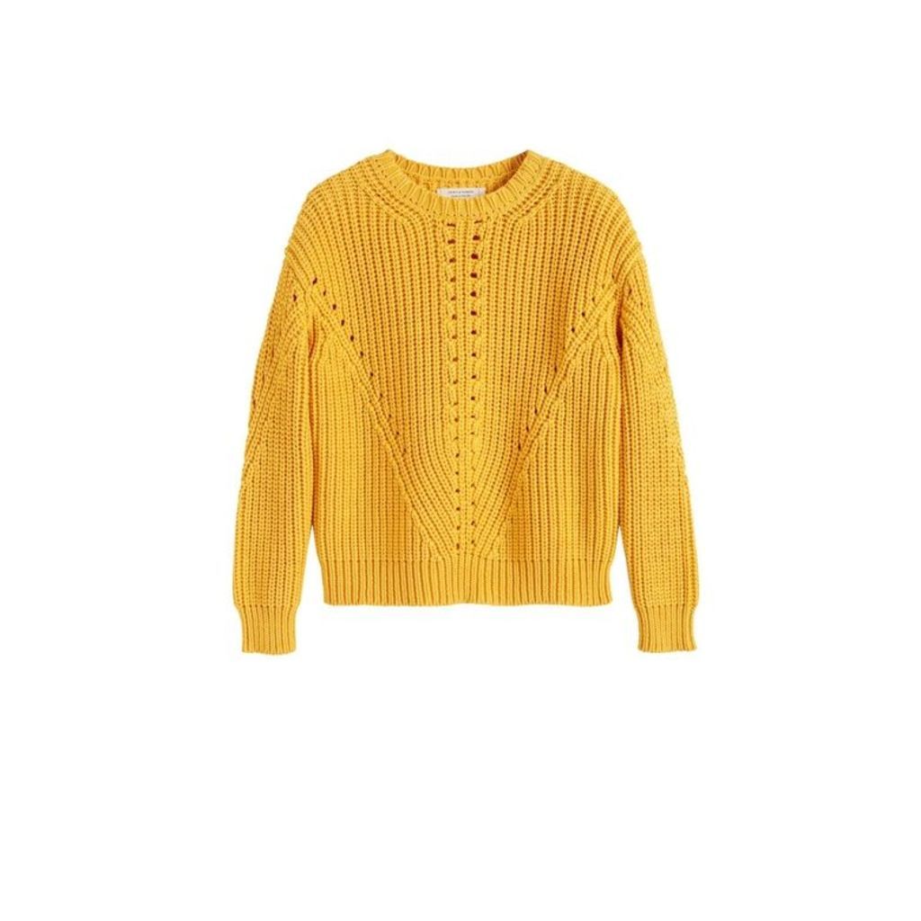 Chinti & Parker Yellow Le Soir Crew Neck Sweater