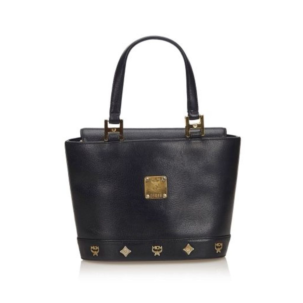 MCM Black Leather Handbag