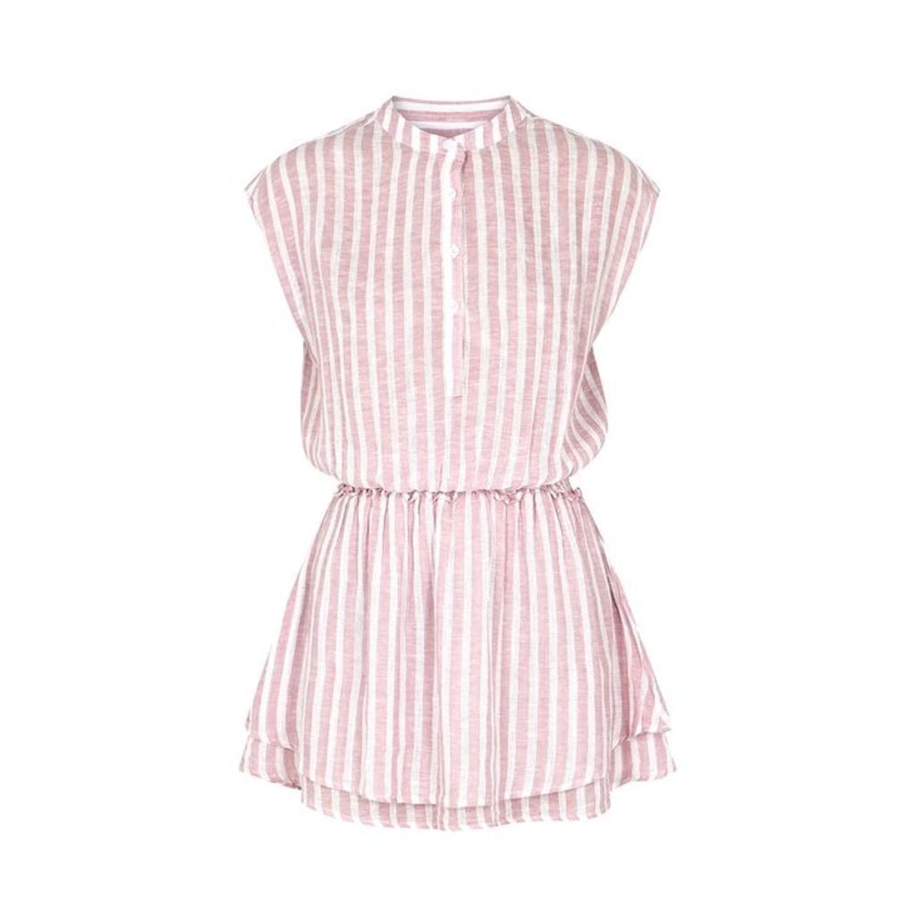 Rails Angelina Pink Linen-blend Dress