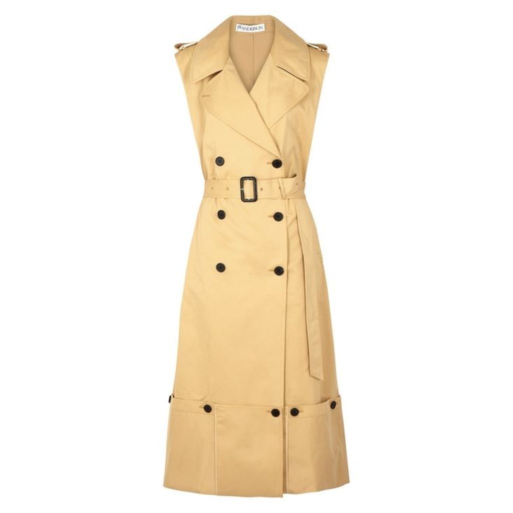 JW Anderson Camel Cotton Trench Coat