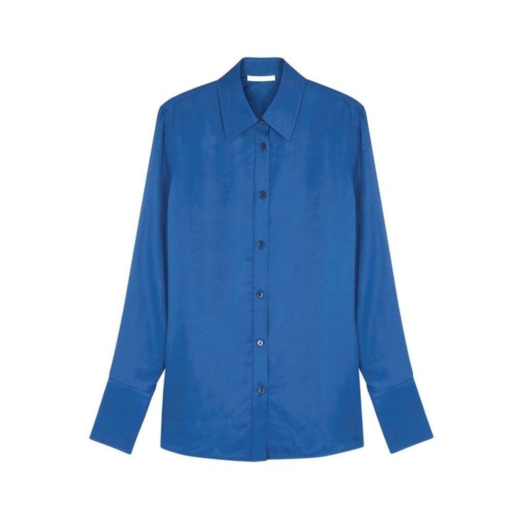 Helmut Lang Blue Shell Shirt