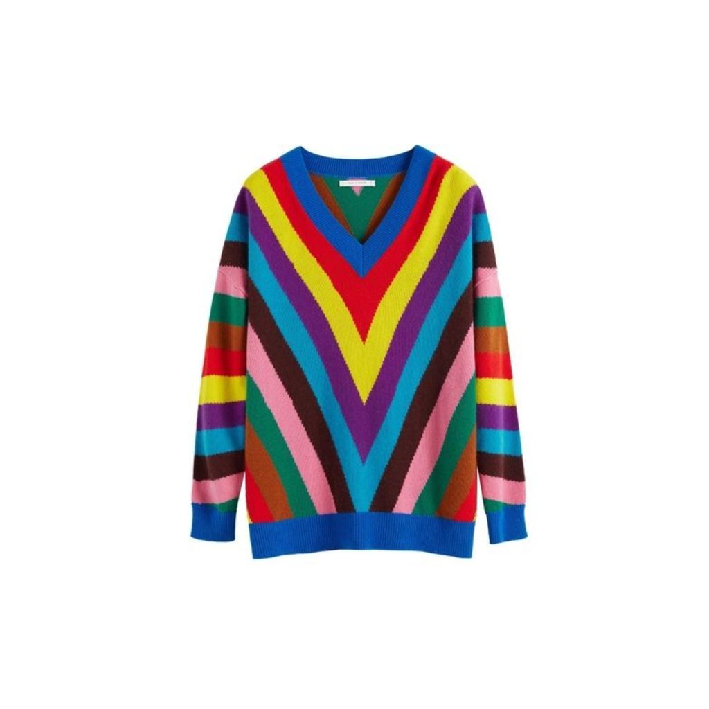 Chinti & Parker Multicolour Virginia Striped Wool-cashmere Sweater