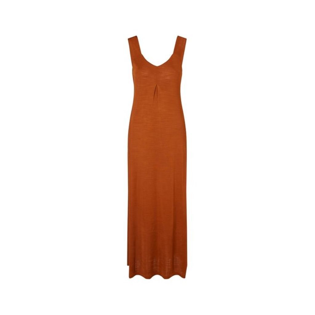 Jigsaw Wide Strap Pleated Dress