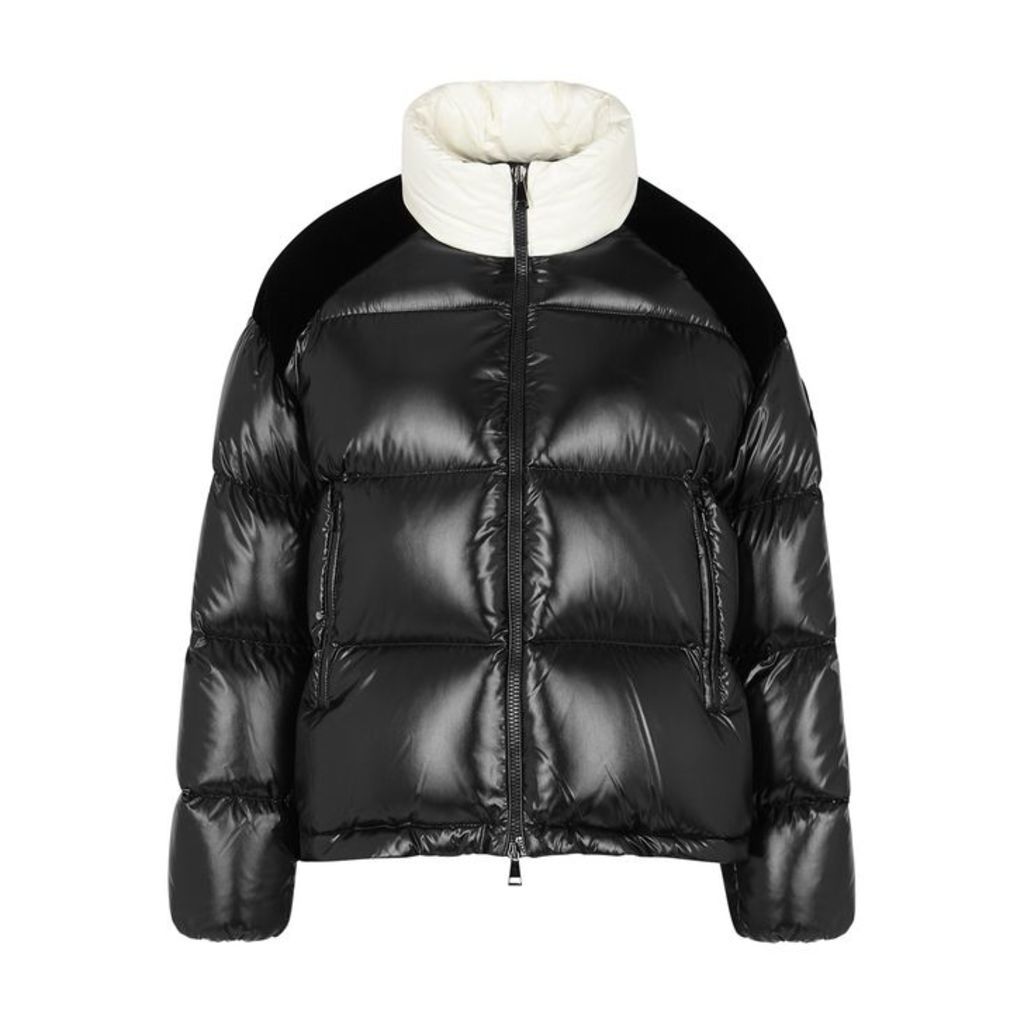 Moncler Chouelle Black Quilted Shell Jacket