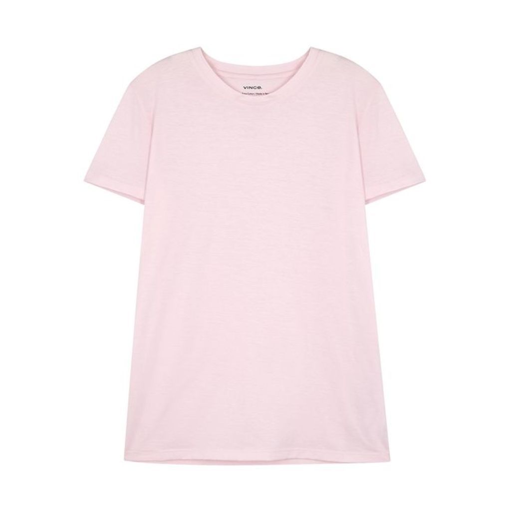 Vince Light Pink Pima Cotton T-shirt
