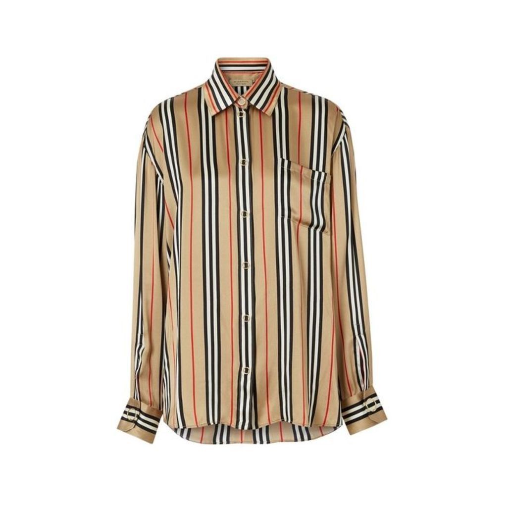 Burberry Icon Stripe Silk Shirt