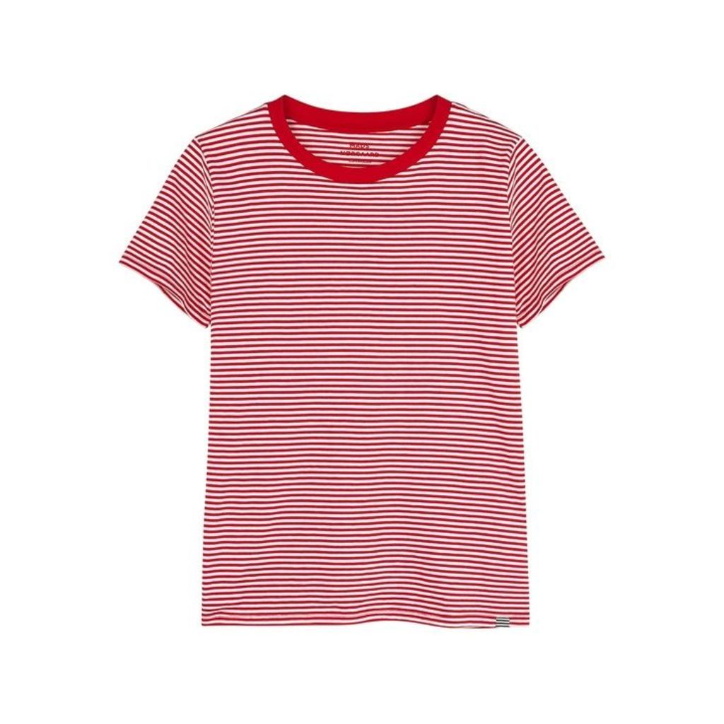 Mads Nørgaard Trimmy Striped Cotton T-shirt