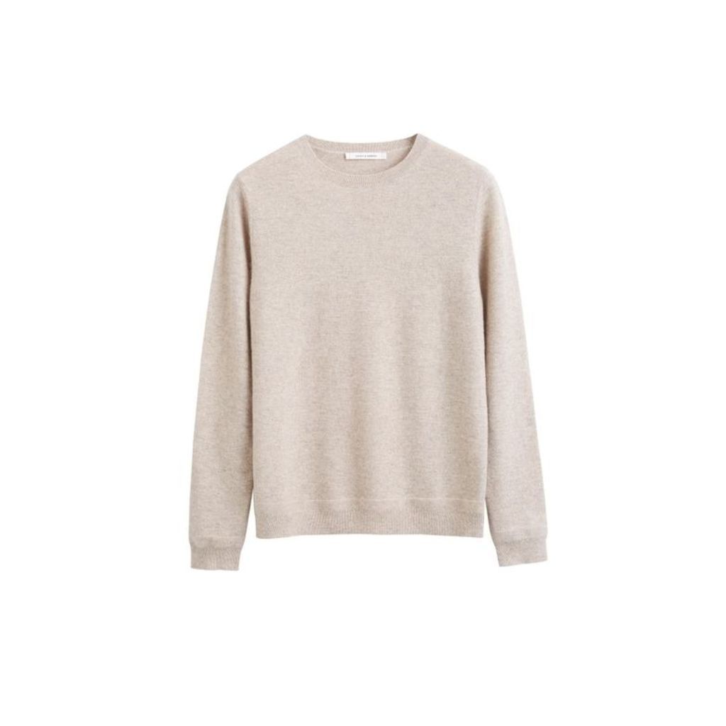 Chinti & Parker Oatmeal Cashmere Crew Sweater