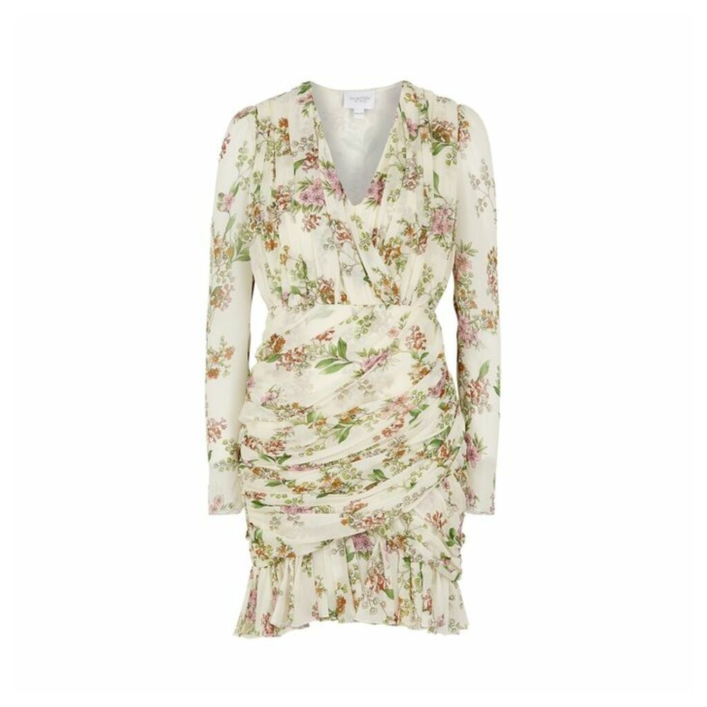 Giambattista Valli Floral-print Silk Chiffon Mini Dress
