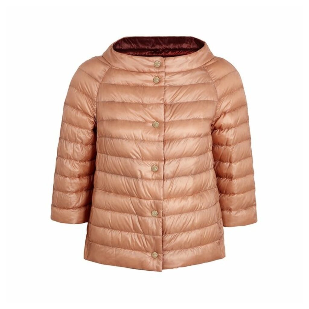 Herno Rose Reversible Quilted Shell Jacket