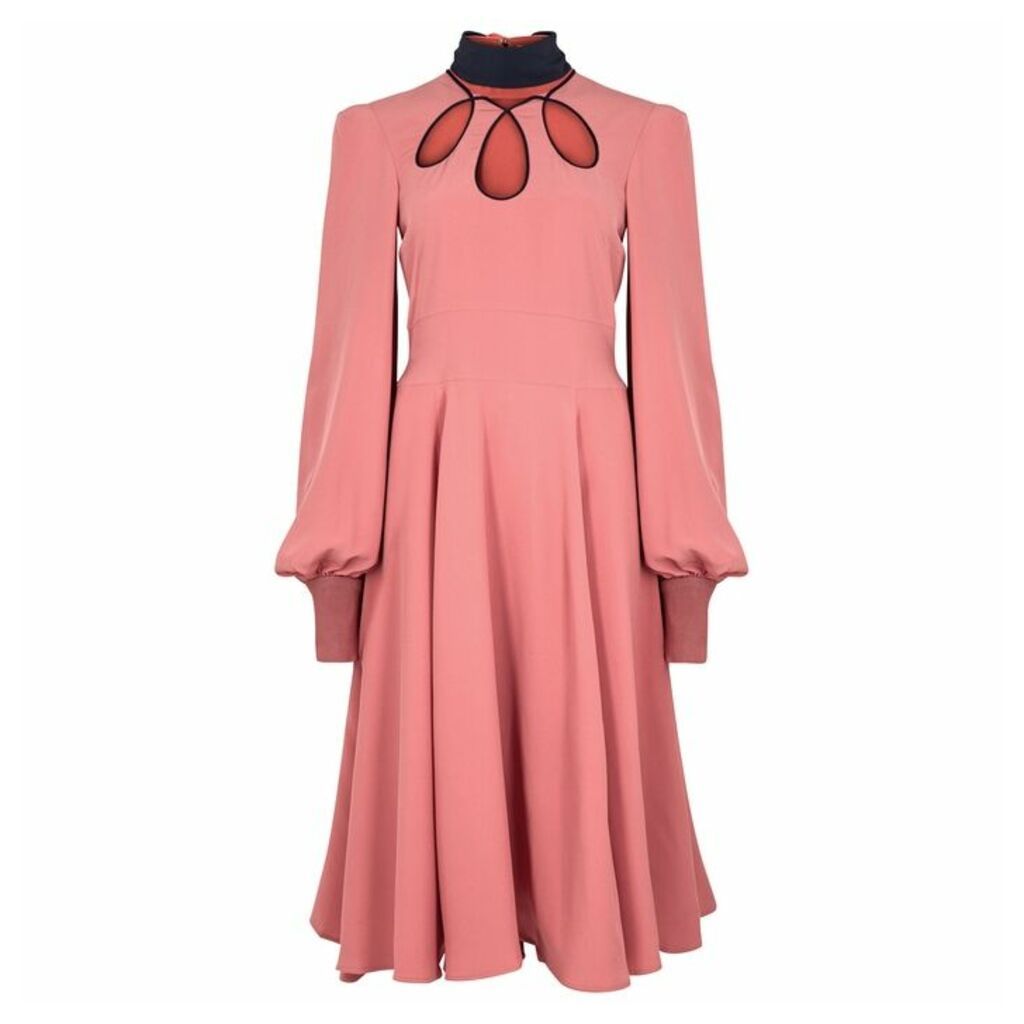 Roksanda Adena Pink Silk Dress